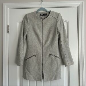 Zara Women's Light Gray Coat
